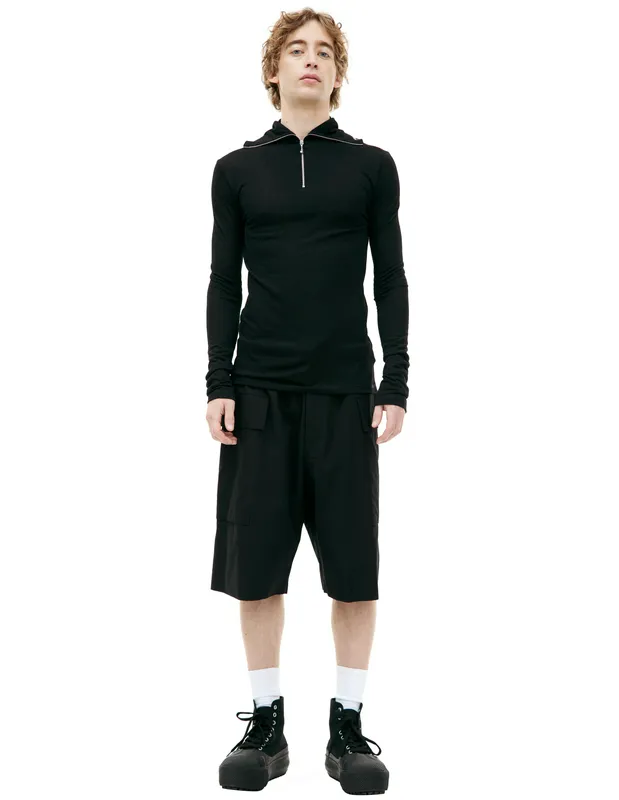 Водолазка Jil Sander на молнии, черный, арт. J47GC0021/J70021/001