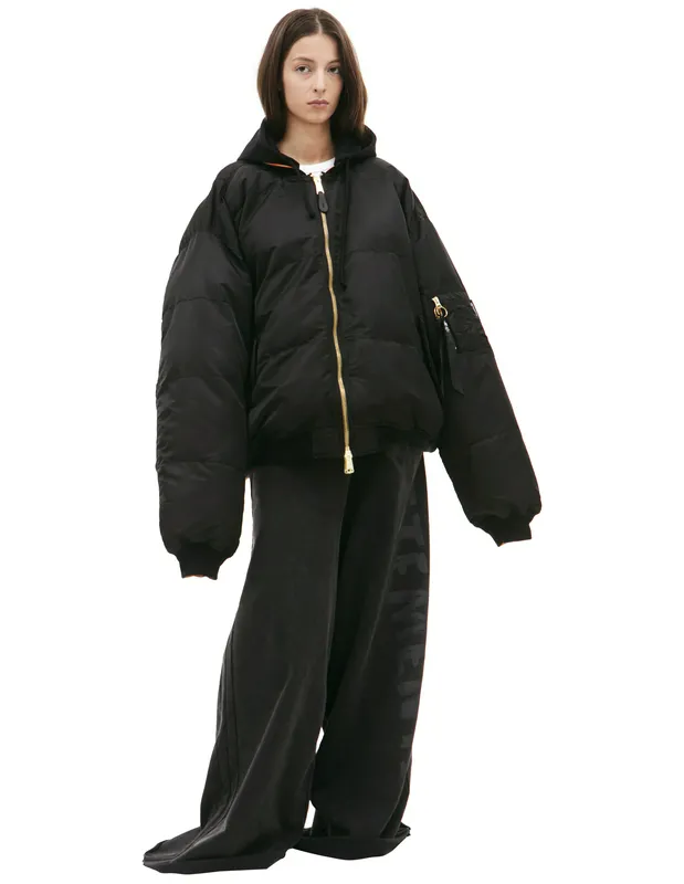 Двусторонняя куртка Vetements двусторонняя, черный, арт. UA65JA249B