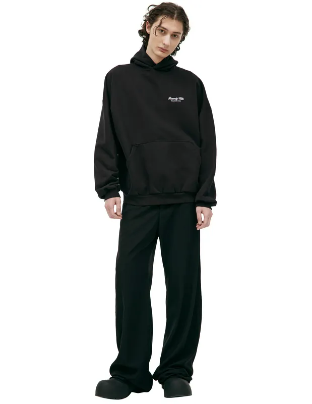 Худи Balenciaga Beverly Hills, черный, арт. 739024/TQVS7/9034