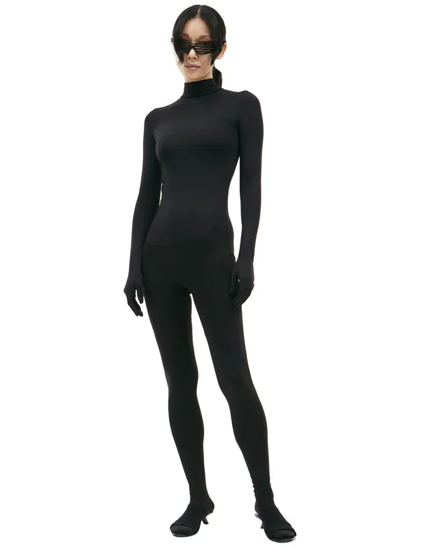 Комбинезон Vetements эластичный, черный, арт. UE54MS100B/2750