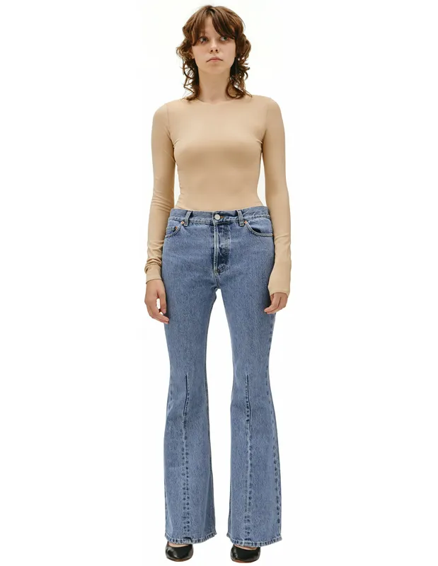 Боди Maison Margiela с длинным рукавом, бежевый, арт. S51NA0093/S23976/118