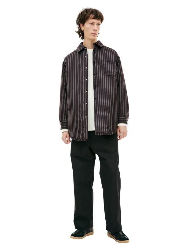 Рубашка в полоску Maison Margiela, разноцветный, арт. SI1DL0009/S60297/001F