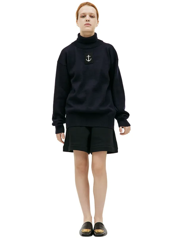 Свитер Jil Sander с высоким горлом, черный, арт. J47GP0149/J14655/402