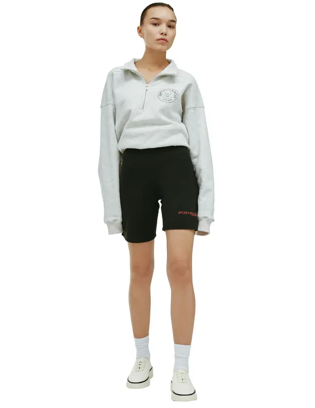 Шорты Sporty&Rich Disco Biker, черный, арт. SH481FB