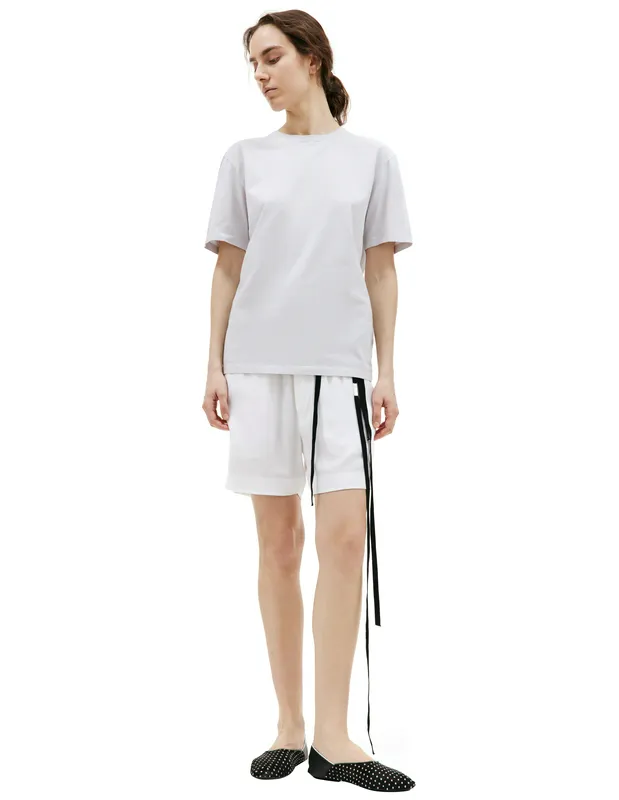 Футболка Maison Margiela базовая из хлопка, белый, арт. S50GC0690/S24347/364