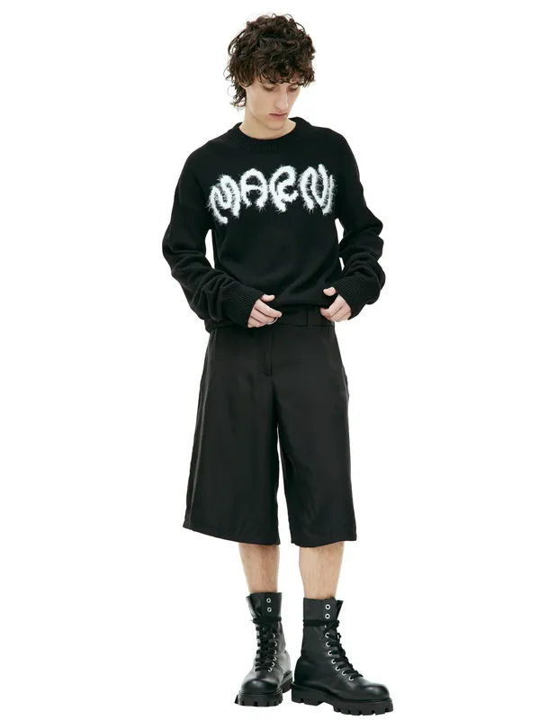 Шорты Jil Sander с поясом, черный, арт. J03KA0129/J65052/001