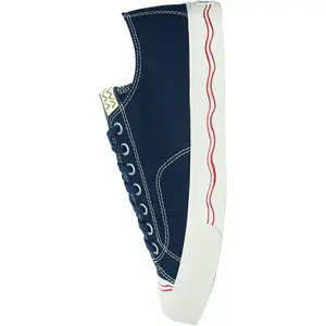 Кеды Visvim Seeger с контрастной строчкой, синий, арт. 0124101001002