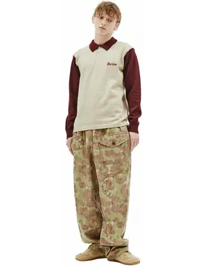 Лонгслив вязаный Visvim Godfrey, бежевый, арт. 0121205012006
