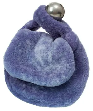 Сумка меховая Jil Sander Sphere, фиолетовый, арт. J07WF0005/P5888/531