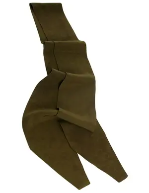 Платок Ziggy Chen из шелка, коричневый, арт. 0M2525002