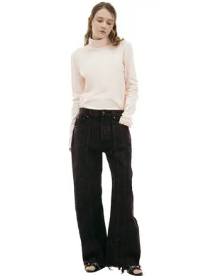 Джинсы Acne Studios с вертикальной прострочкой, синий, арт. A00411