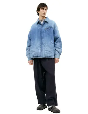 Куртка Visvim дутая джинсовая, синий, арт. 0125105006005