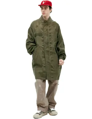 Парка Visvim на молнии, хаки, арт. 0125105013028