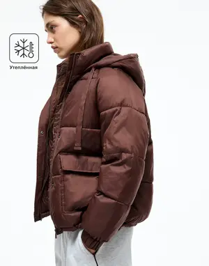 Куртка Gloria Jeans утепленная, коричневый, арт. GOW004996