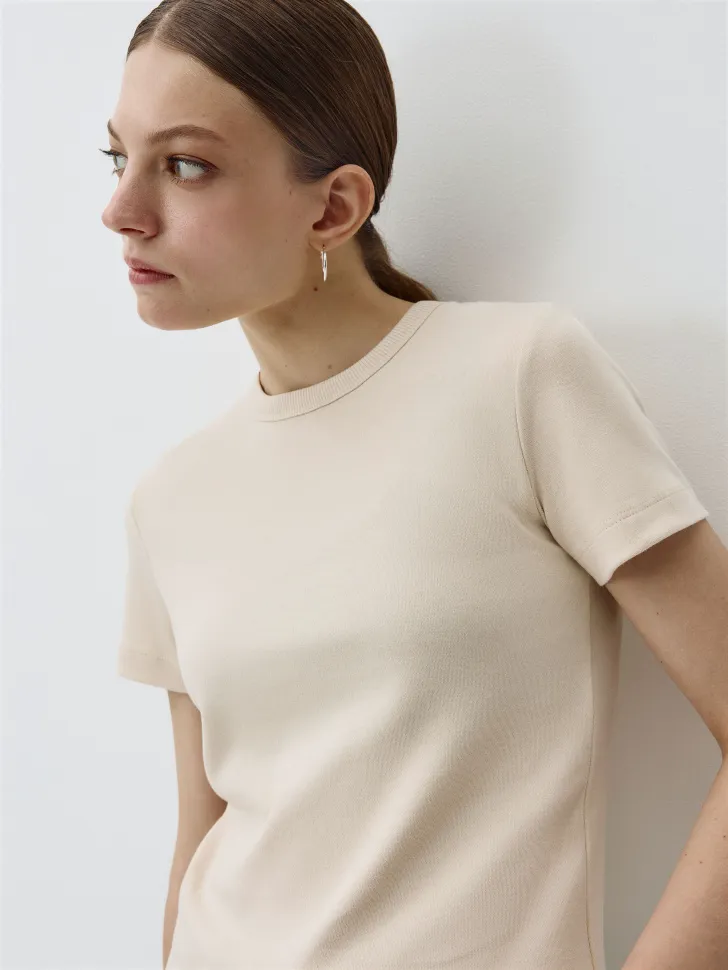 Футболка KIRA SLIM FIT, бежевый, арт. 10861