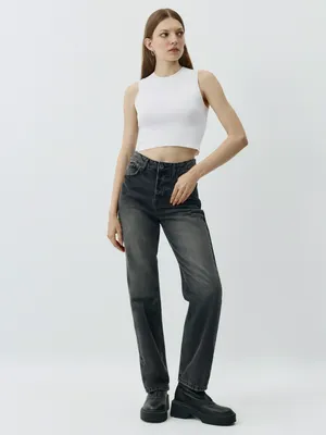 Джинсы STRAIGHT FIT, серый, арт. 10944