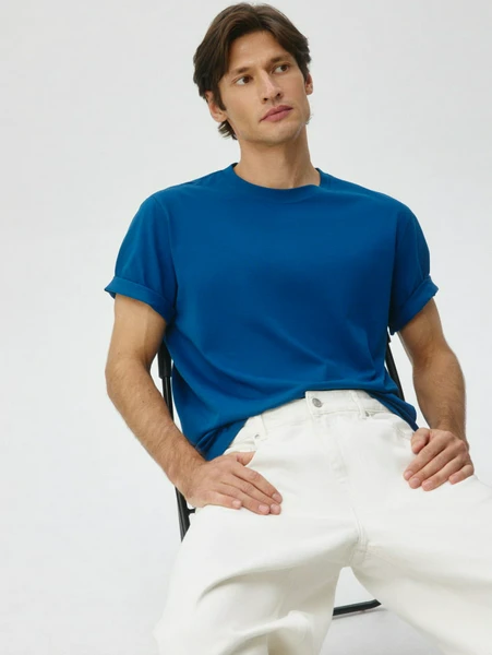 Футболка Sela Peter Regular Fit, синий, арт. 11064