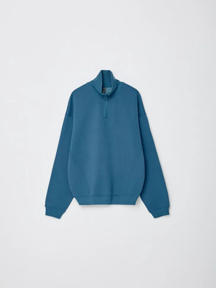 Свитшот Oversize с воротником, арт. 11219