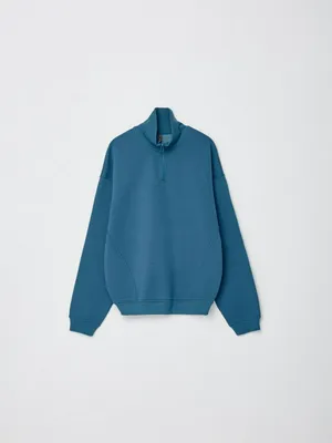 Свитшот Oversize с воротником, арт. 11219