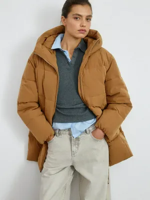 Стеганая куртка с капюшоном, арт. 11230