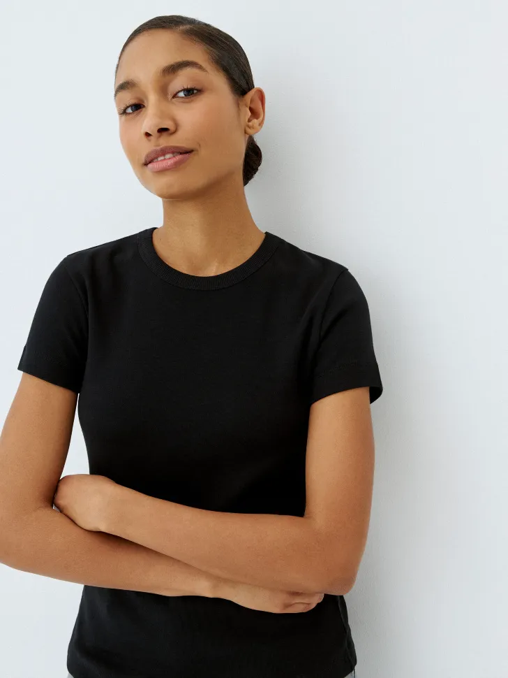 Футболка KIRA SLIM FIT, черный, арт. 11580