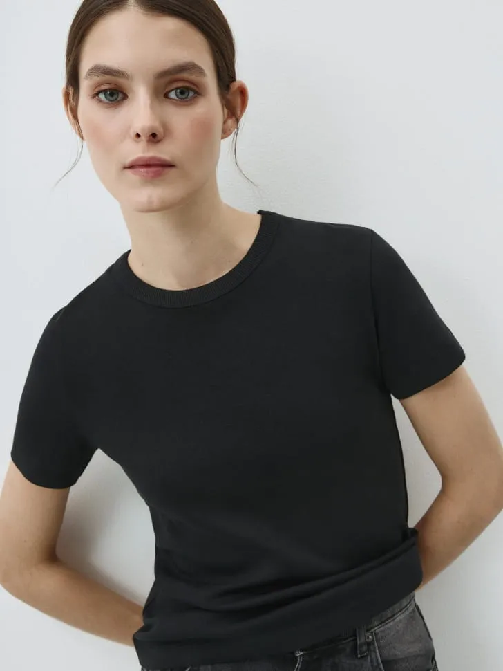 Футболка KIRA SLIM FIT, черный, арт. 11842