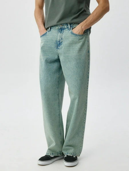 Джинсы WIDE LEG со средней посадкой, арт. 12001