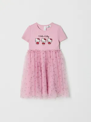 Платье Hello Kitty с юбкой из сетки для девочек, арт. 12046