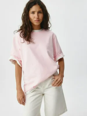Базовая футболка ALBA oversize fit, арт. 12189