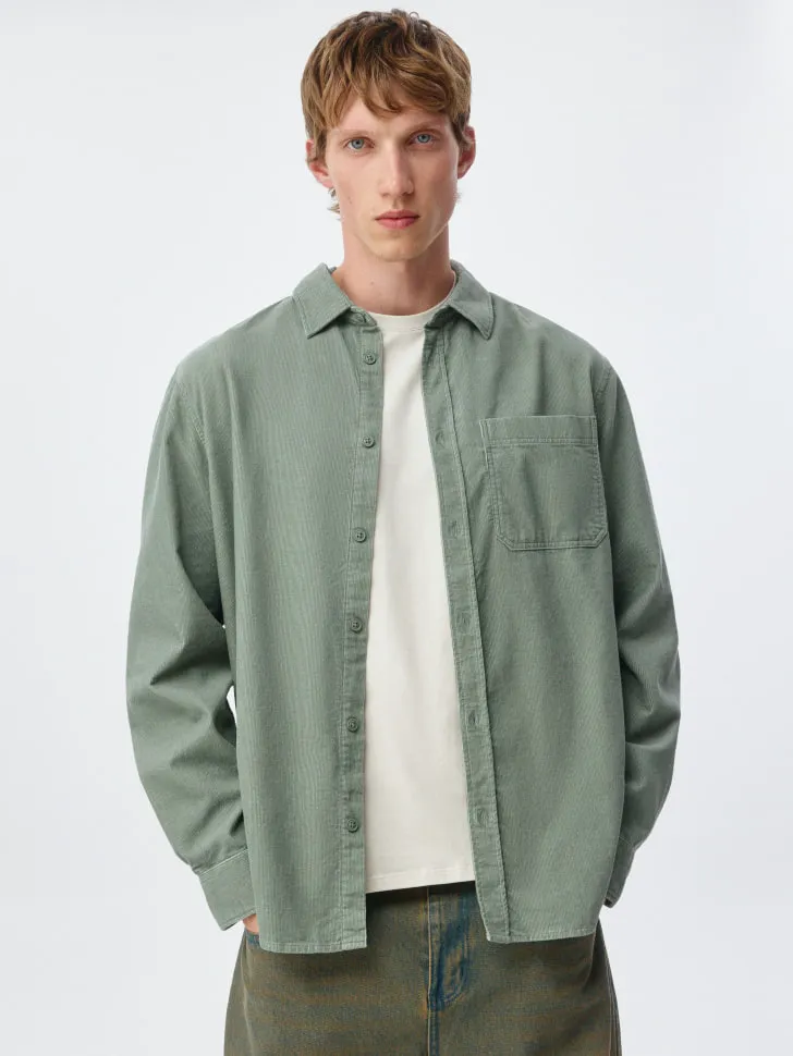 Вельветовая рубашка Regular Fit, арт. 12428