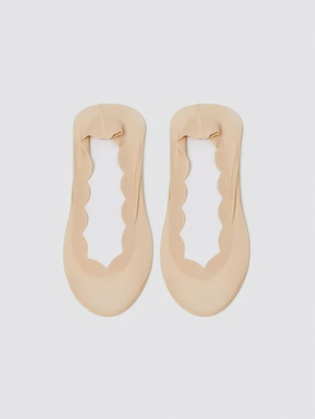 Подследники Sela с фигурным краем, бежевый, арт. SL6807162402
