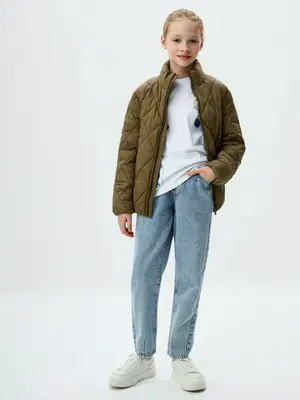 Джинсы Sela Paperbag fit, голубой, арт. 4803051403