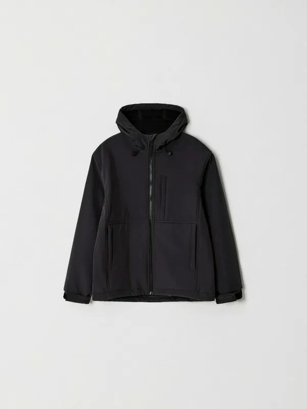 Ветровка Sela из Softshell на флисе, черный, арт. 5804071126