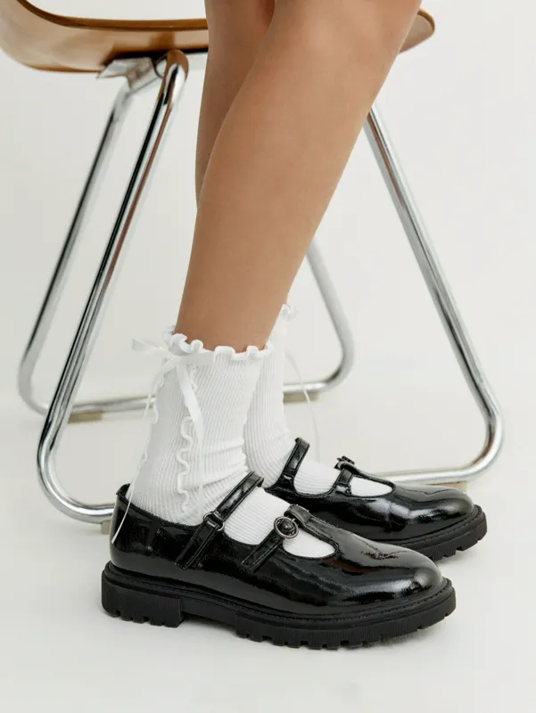 Носки с бантиками Sela, белый, арт. 6808172405