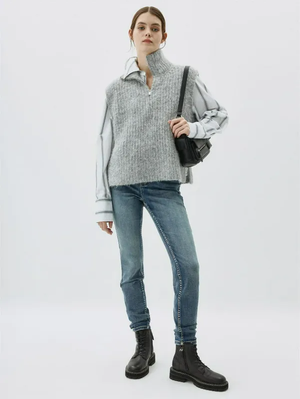 Джинсы Sela Skinny fit утепленные, синий, арт. 4811011496