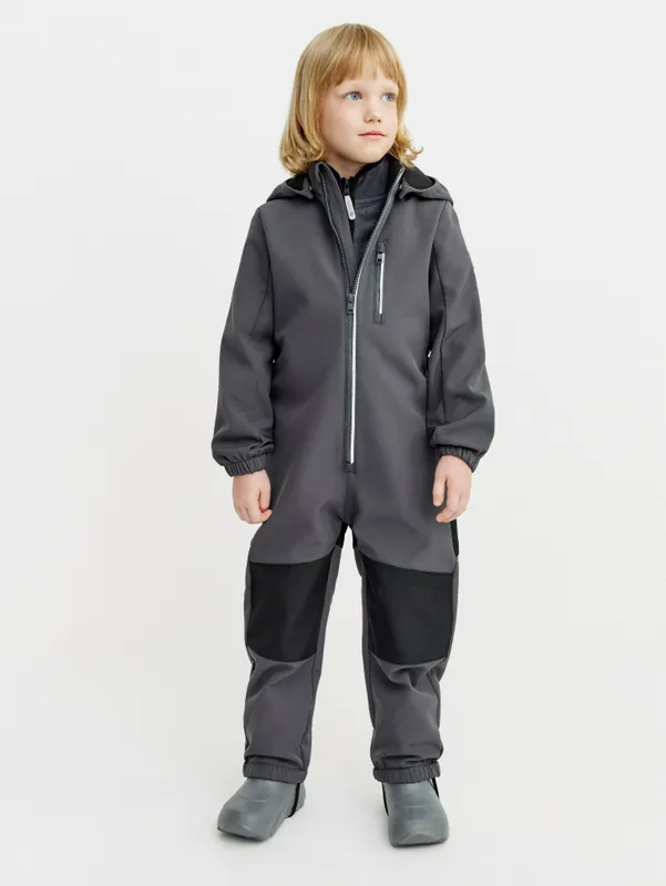 Комбинезон Sela из Softshell на флисе, серый, арт. SL6808061704