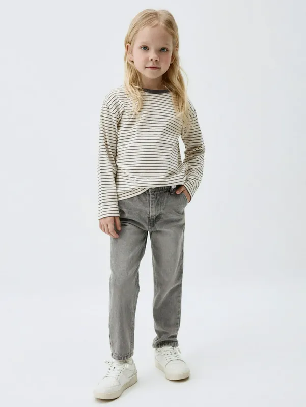 Джинсы Mom fit Sela, серый, арт. 5803041497