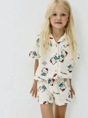 Трикотажная пижама с принтом Hello Kitty, арт. 14892