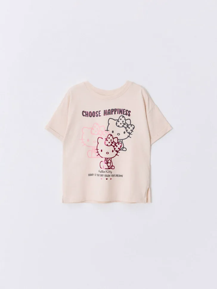 Футболка оверсайз с принтом Hello Kitty, арт. 14903