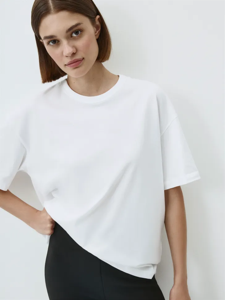 Футболка MIRA OVERSIZE FIT, белый, арт. 15020