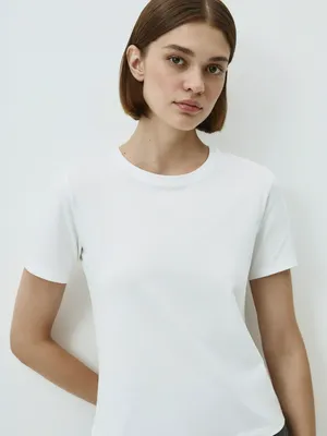 Футболка EVA SLIM FIT, белый, арт. 15055