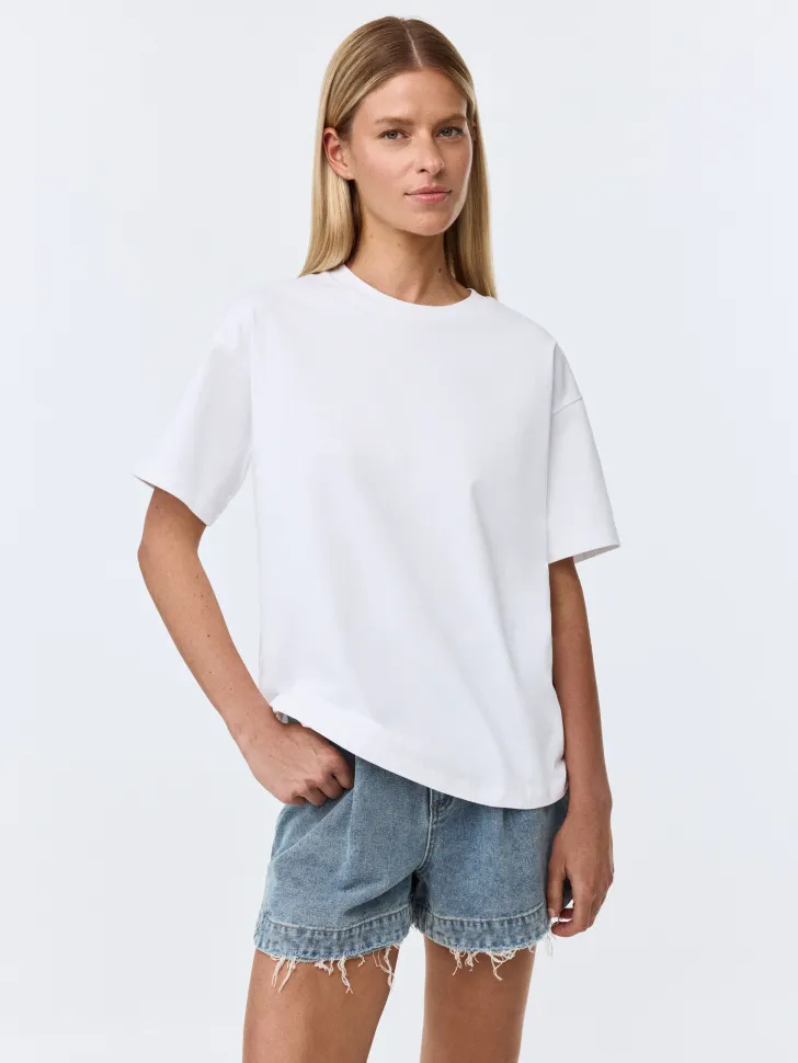 Футболка KATE OVERSIZE FIT, белый, арт. 15071