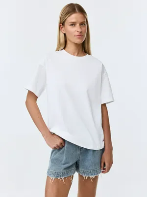 Футболка KATE OVERSIZE FIT, белый, арт. 15071
