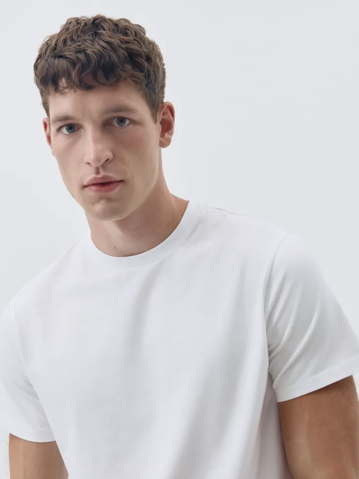 Футболка PETER REGULAR FIT базовая, белый, арт. 15507