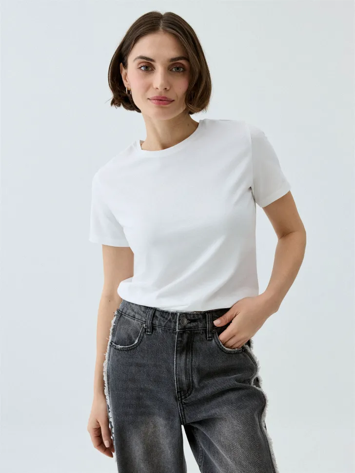 Футболка EVA SLIM FIT, белый, арт. 15580