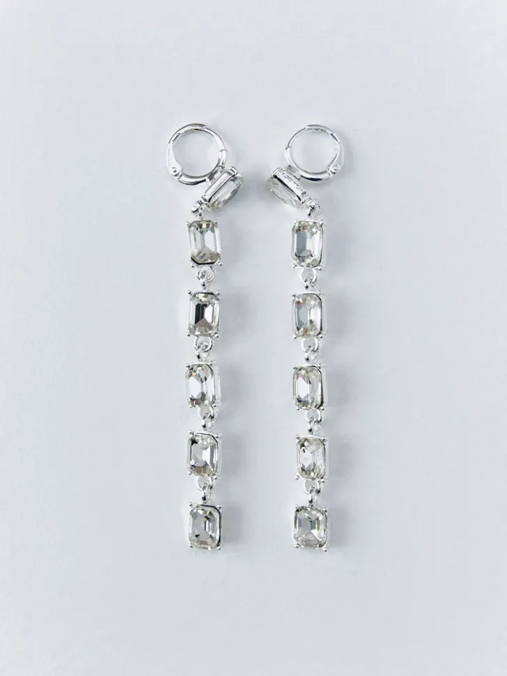Серьги с кристаллами, арт. SL5812162812