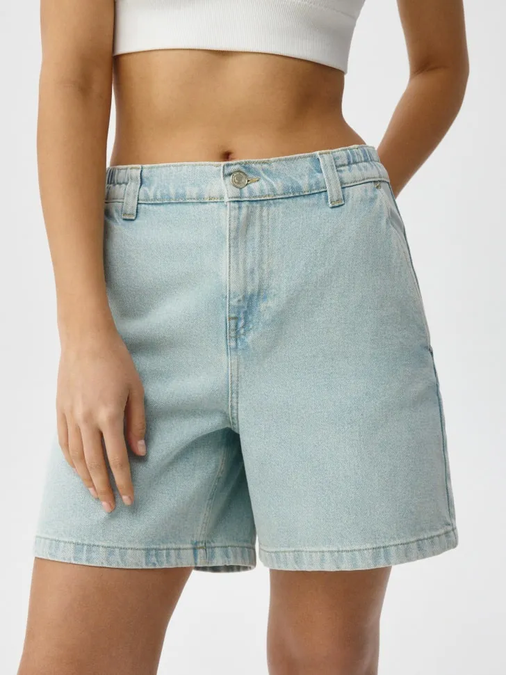 Джинсовые шорты BAGGY на резинке, арт. SL5805011505