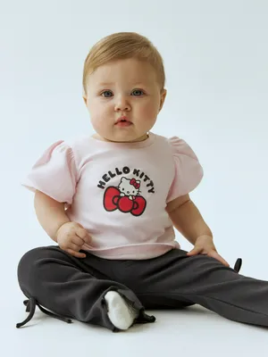 Футболка с принтом Hello Kitty для малышей, арт. 2032