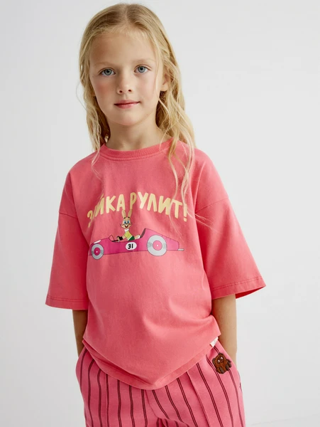 Футболка для девочек SELA x Союзмультфильм, арт. 35080