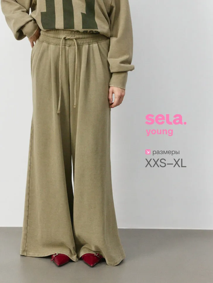 Свободные брюки SELA Young, арт. 3530